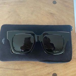 CÈLINE Authentic SUNGLASSES HAVANA BLACK.